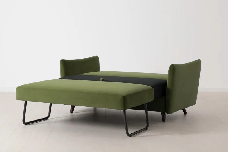 Model 08 Zweisitzer-Schlafsofa , Laubgrün