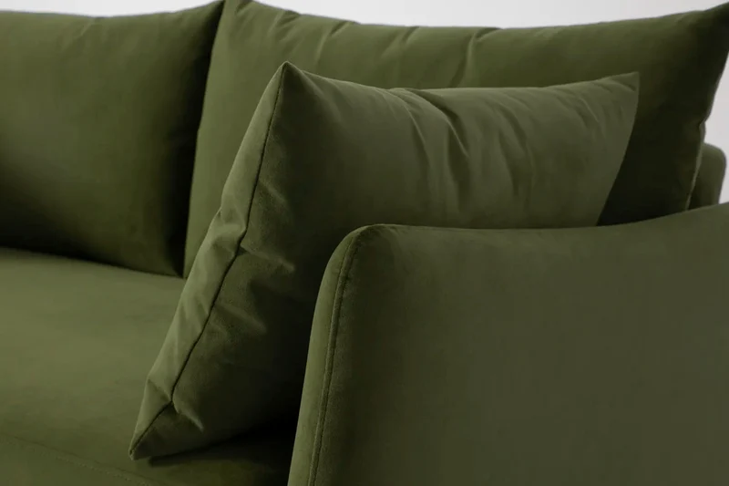 Model 08 Zweisitzer-Schlafsofa , Laubgrün
