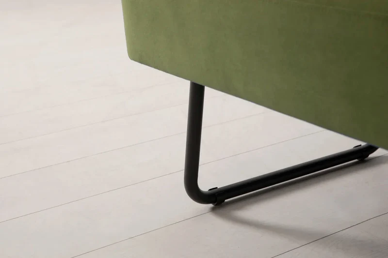 Model 08 Zweisitzer-Schlafsofa , Laubgrün