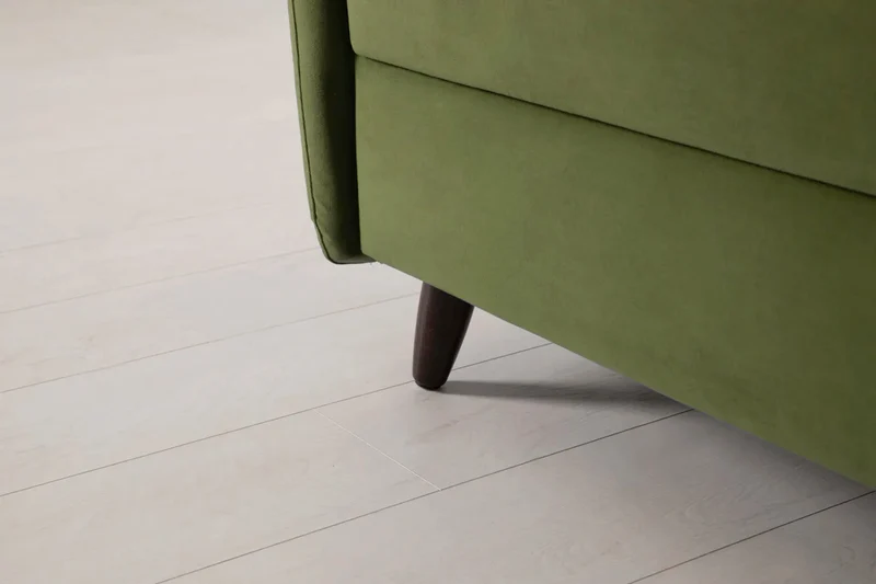 Model 08 Zweisitzer-Schlafsofa , Laubgrün