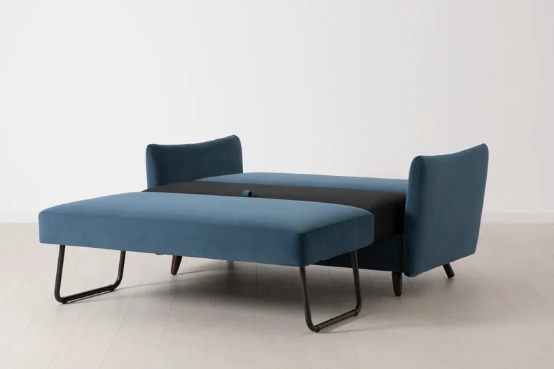 Model 08 Zweisitzer-Schlafsofa , Blaugrün