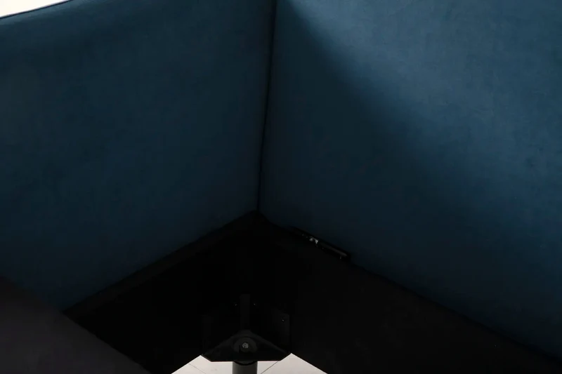 Model 08 Zweisitzer-Schlafsofa , Blaugrün