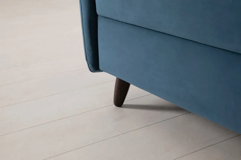Model 08 Zweisitzer-Schlafsofa , Blaugrün