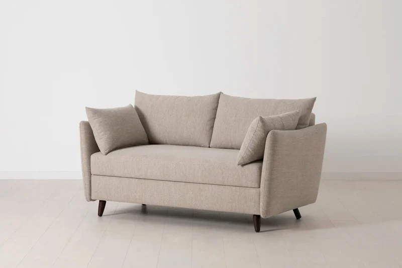 Model 08 Zweisitzer-Schlafsofa , Steingrau