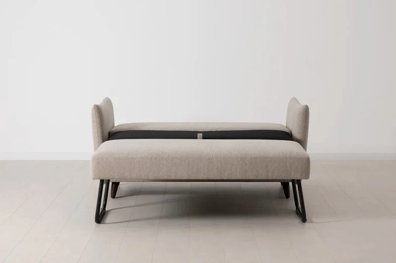 Model 08 Zweisitzer-Schlafsofa , Steingrau