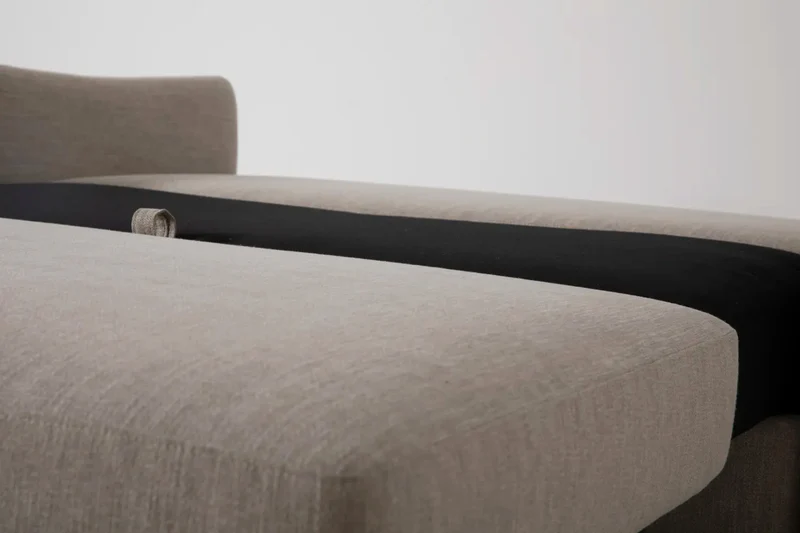 Model 08 Zweisitzer-Schlafsofa , Steingrau