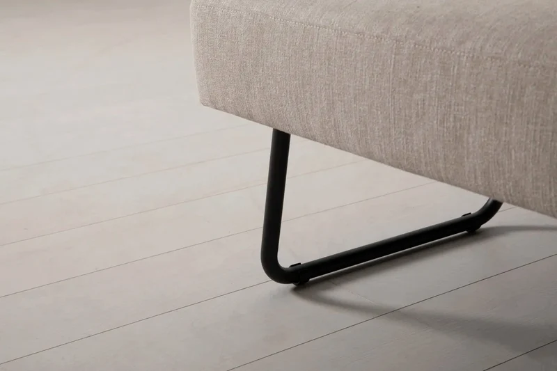 Model 08 Zweisitzer-Schlafsofa , Steingrau