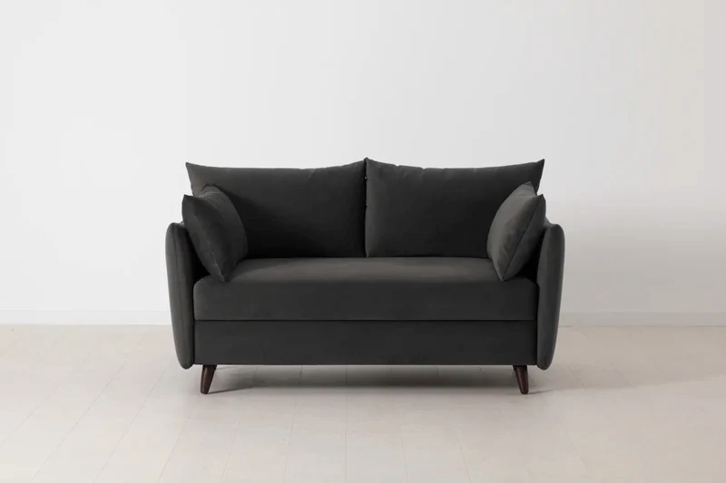 Model 08 Zweisitzer-Schlafsofa , Dunkelgrau