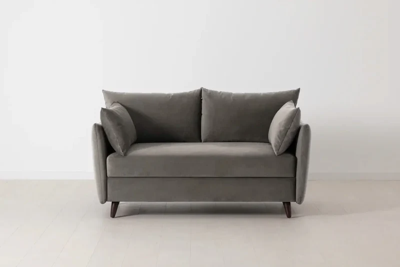 Model 08 Zweisitzer-Schlafsofa , Elefantengrau