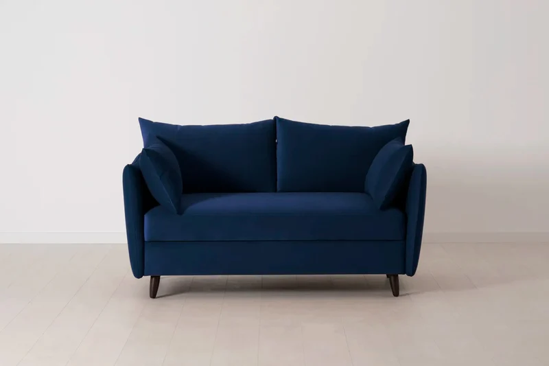 Model 08 Zweisitzer-Schlafsofa , Indigoblau