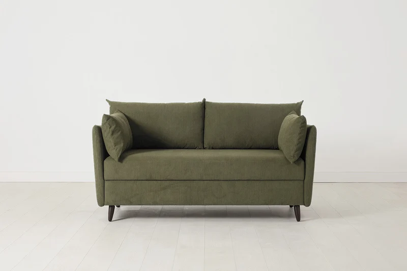 Model 08 Zweisitzer-Schlafsofa , Fenchelgrün