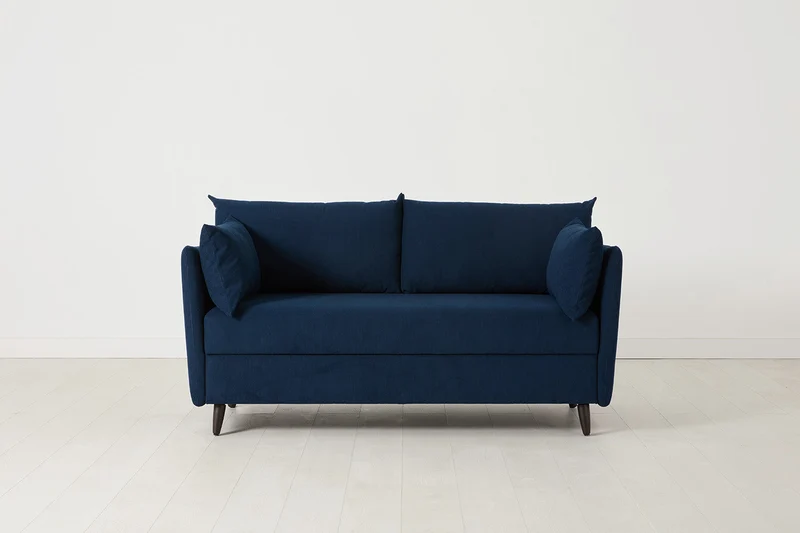 Model 08 Zweisitzer-Schlafsofa , Atlantikblau