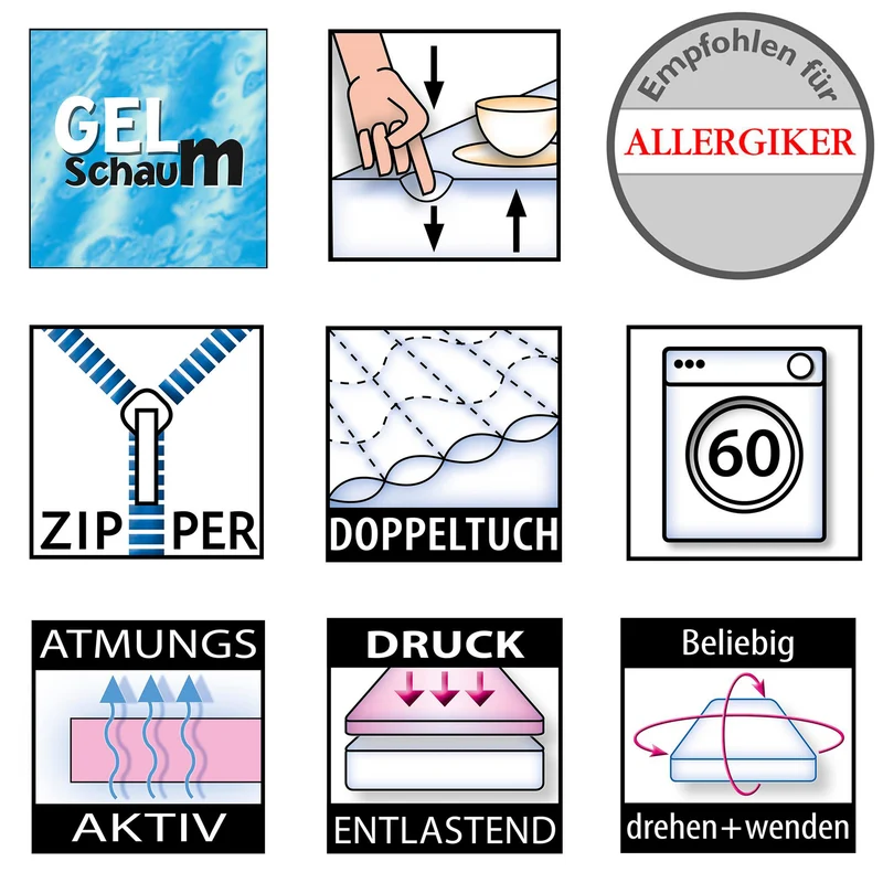 Betten-ABC MaGeTo 2000 Gelschaumtopper
