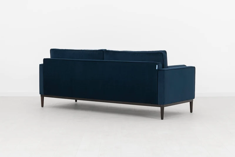 Model 02 Dreisitzer-Schlafsofa , Indigoblau