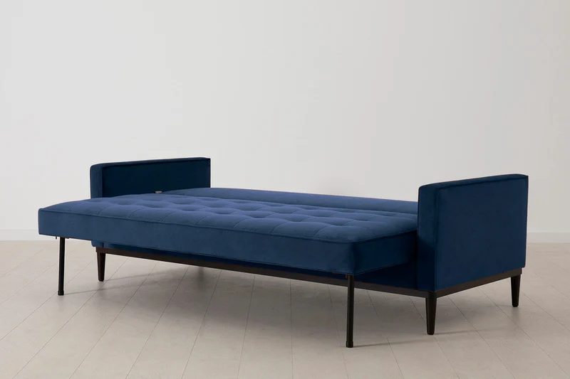Model 02 Dreisitzer-Schlafsofa , Indigoblau