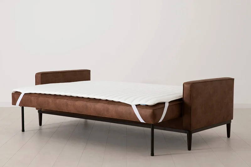 Model 02 Dreisitzer-Schlafsofa , Kastanienbraun