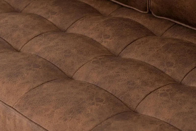 Model 02 Dreisitzer-Schlafsofa , Kastanienbraun