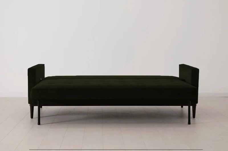 Model 02 Dreisitzer-Schlafsofa , Farngrün