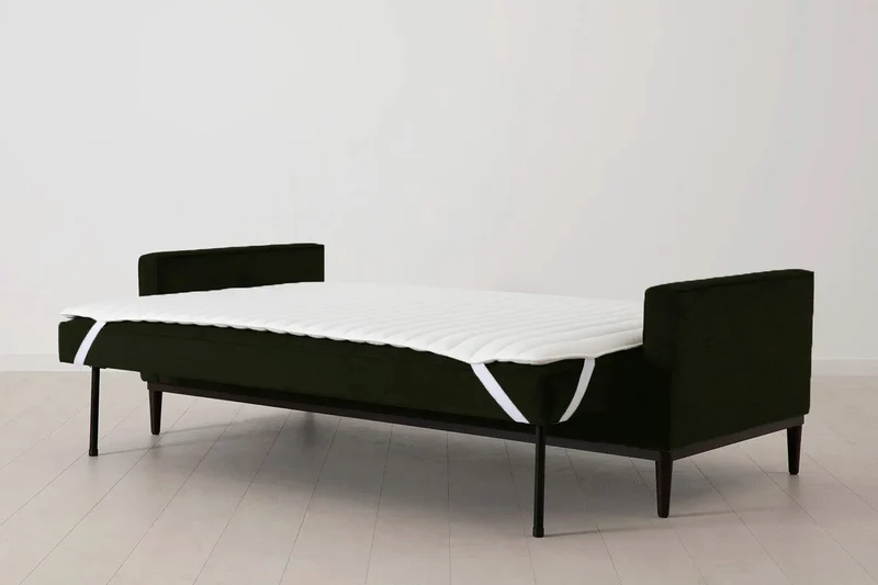 Model 02 Dreisitzer-Schlafsofa , Farngrün
