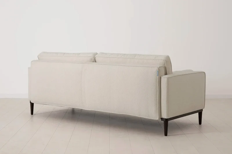 Model 02 Dreisitzer-Schlafsofa , Elfenbeinfarbe