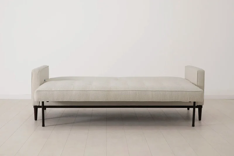 Model 02 Dreisitzer-Schlafsofa , Elfenbeinfarbe