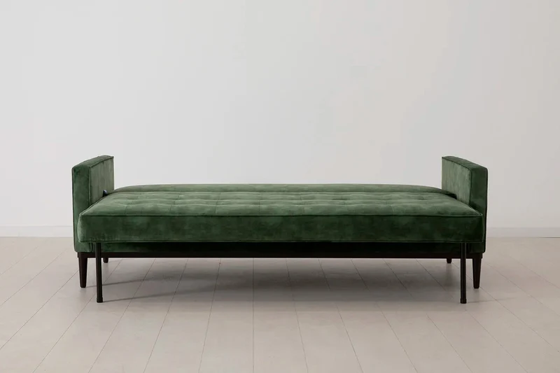 Model 02 Dreisitzer-Schlafsofa , Tannengrün