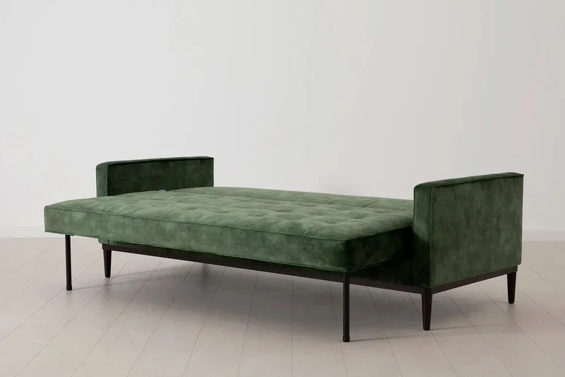 Model 02 Dreisitzer-Schlafsofa , Tannengrün