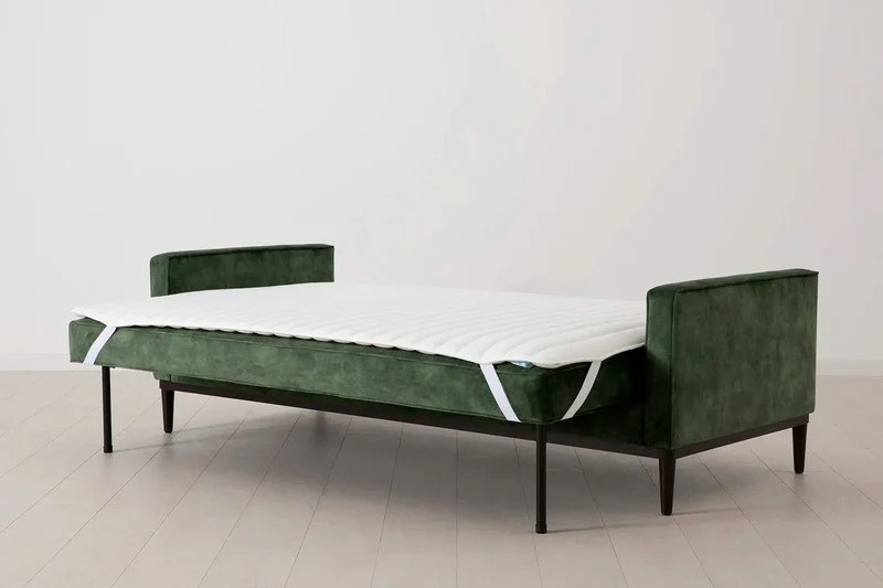 Model 02 Dreisitzer-Schlafsofa , Tannengrün