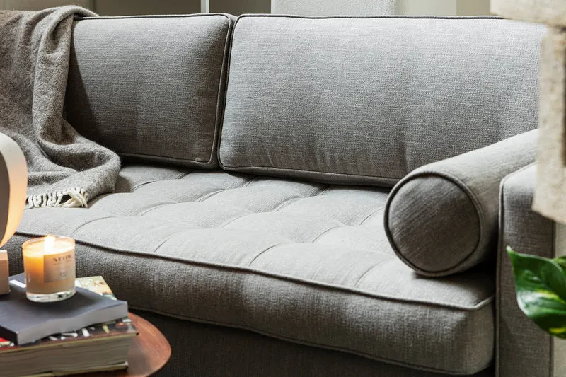 Model 02 Dreisitzer-Schlafsofa , Schattengrau