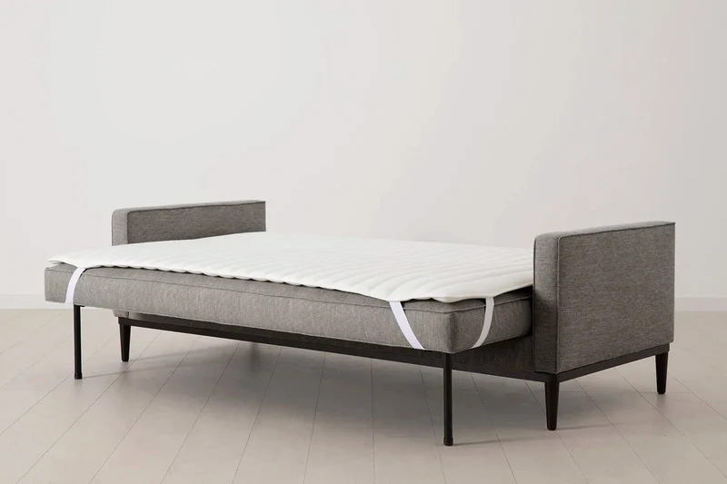 Model 02 Dreisitzer-Schlafsofa , Schattengrau