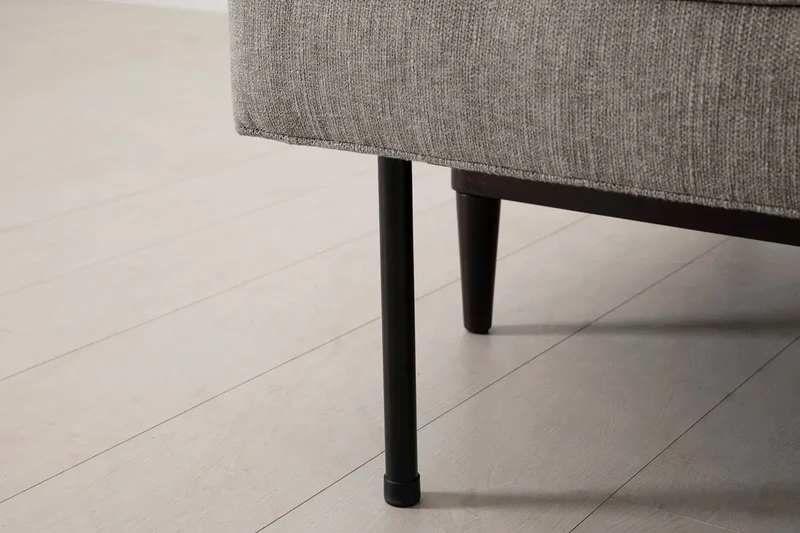 Model 02 Dreisitzer-Schlafsofa , Schattengrau