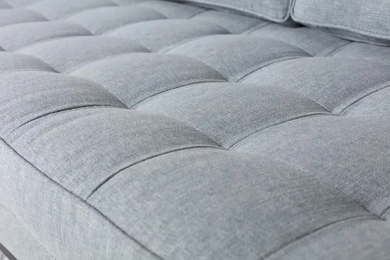 Model 02 Dreisitzer-Schlafsofa , Meerglasblau