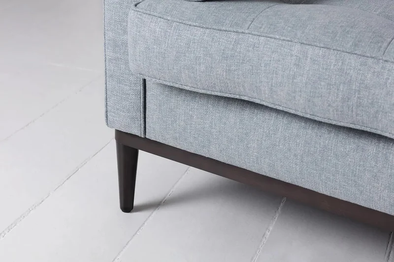 Model 02 Dreisitzer-Schlafsofa , Meerglasblau