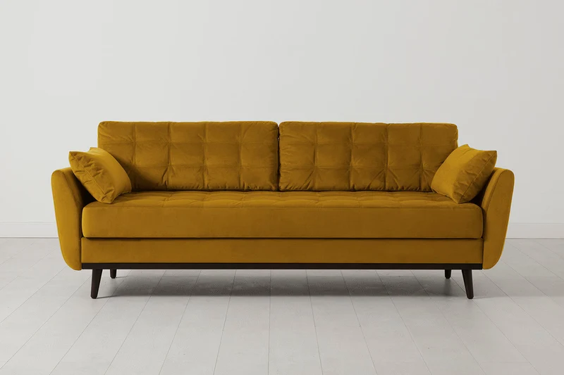 Model 10 Schlafsofa, Senfgelb