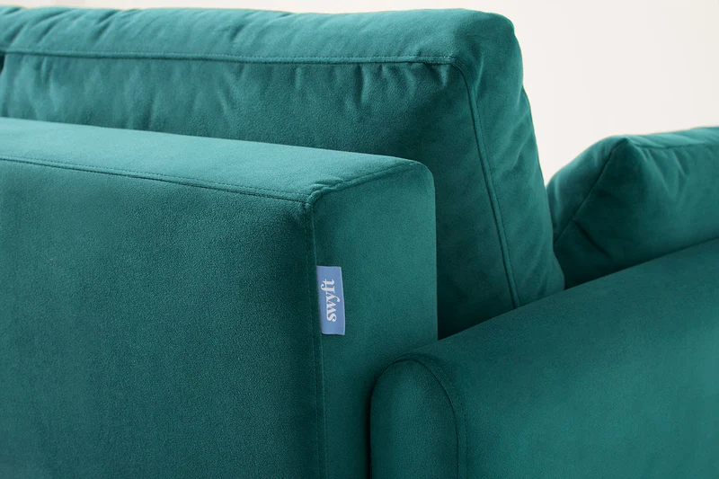 Model 10 Schlafsofa, Eisvogelblau