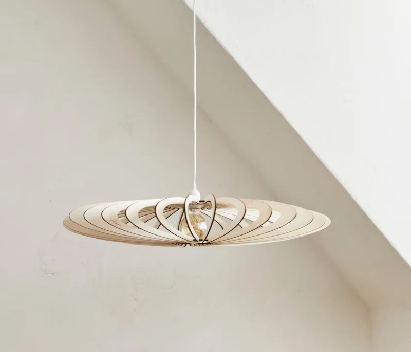 Suspension en bois NEO - Atelier Loupiote x Kipli