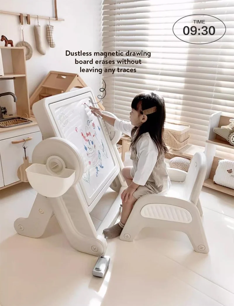 8-In-1 Artist Early Education Building Block Table & Chair Set