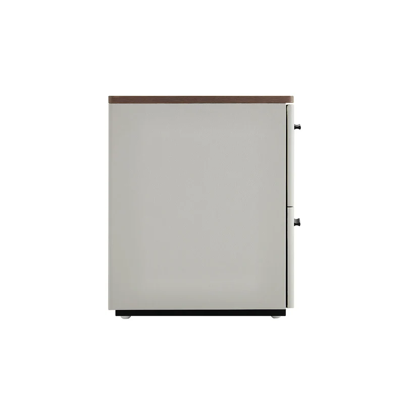 Cappuccino 2 Drawer Taupe Bedside Table