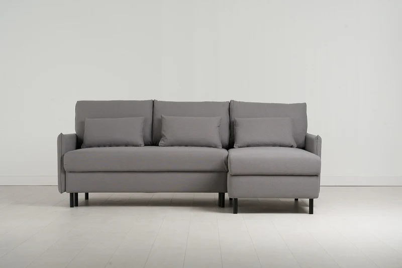 Model 12 Dreisitzer-Schlafsofa mit Chaiselongue rechts, Risso