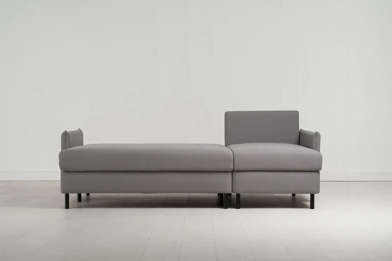 Model 12 Dreisitzer-Schlafsofa mit Chaiselongue rechts, Risso
