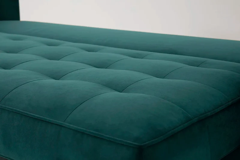 Model 02 Dreisitzer-Schlafsofa , Eisvogelblau