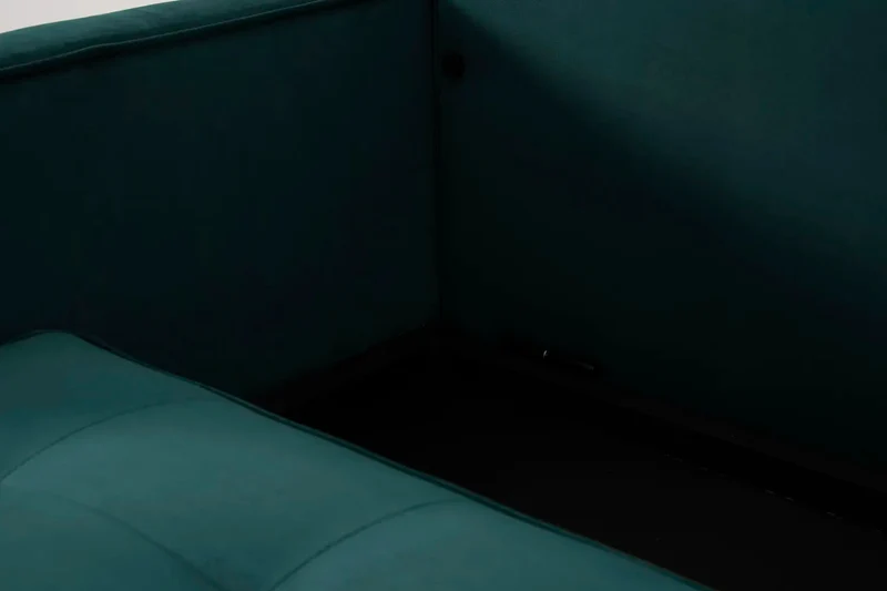Model 02 Dreisitzer-Schlafsofa , Eisvogelblau