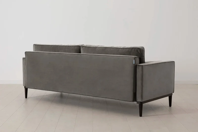 Model 02 Dreisitzer-Schlafsofa , Elefantengrau