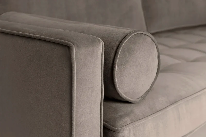 Model 02 Dreisitzer-Schlafsofa , Elefantengrau