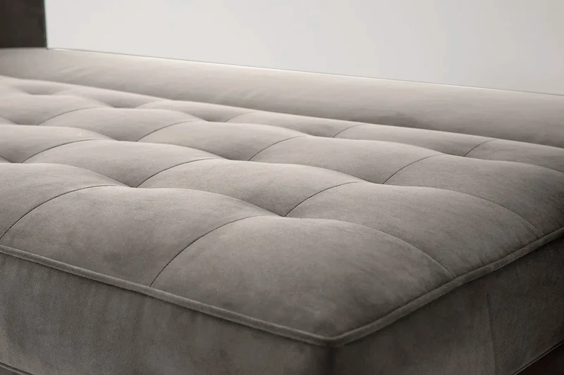 Model 02 Dreisitzer-Schlafsofa , Elefantengrau
