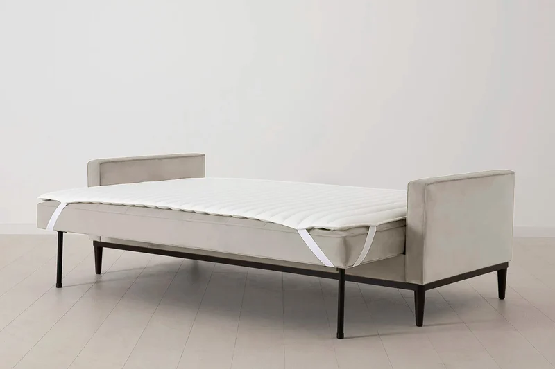 Model 02 Dreisitzer-Schlafsofa , Knochenweiß
