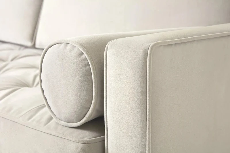 Model 02 Dreisitzer-Schlafsofa , Knochenweiß