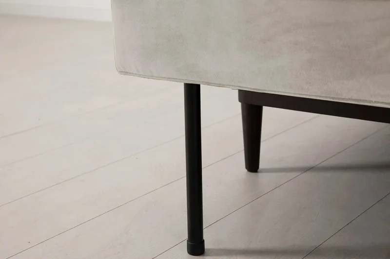 Model 02 Dreisitzer-Schlafsofa , Knochenweiß