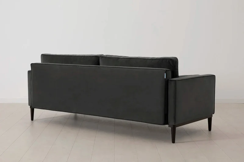 Model 02 Dreisitzer-Schlafsofa , Dunkelgrau