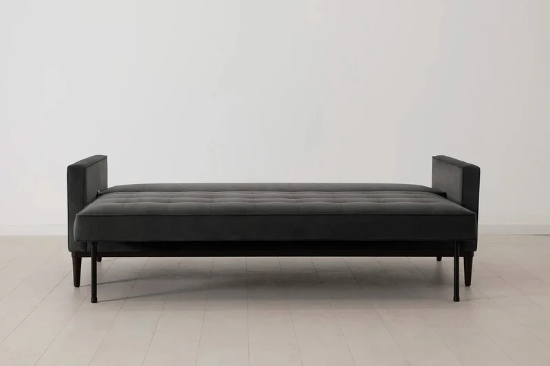 Model 02 Dreisitzer-Schlafsofa , Dunkelgrau